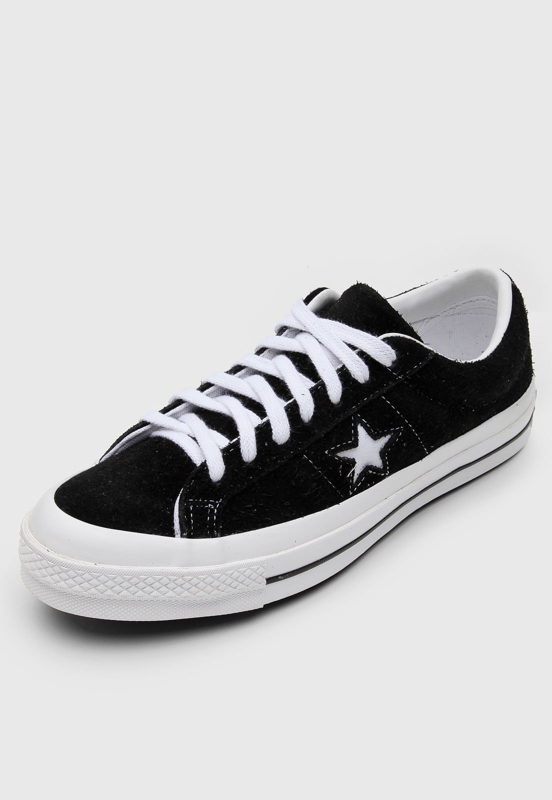 T nis Converse One Star Preto Compre Agora Dafiti Brasil