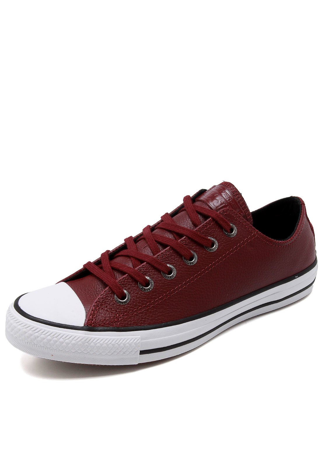 Tenis all star de best sale couro feminino