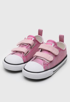 Tênis Infantil Converse Chuck Taylor All Star 2V Rosa Tênis Infantil Converse Chuck Taylor All Star 2V Rosa