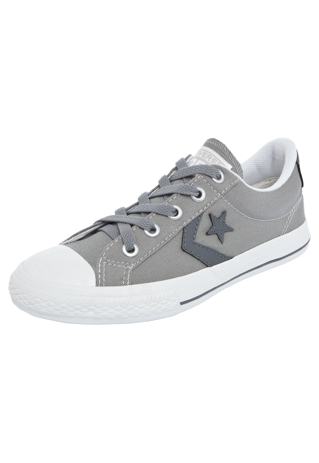 Tenis converse star on sale player ox cinza