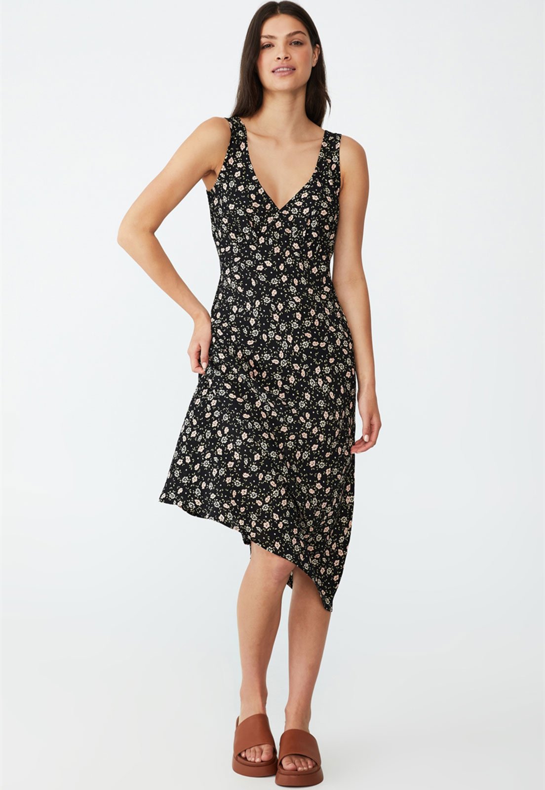 Wrap dress top cotton on