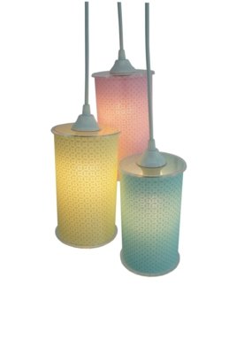 Lustre Pendente Triplo Crie Casa Candy Colors Menor preço em Lustre Pendente Triplo Crie Casa Candy Colors