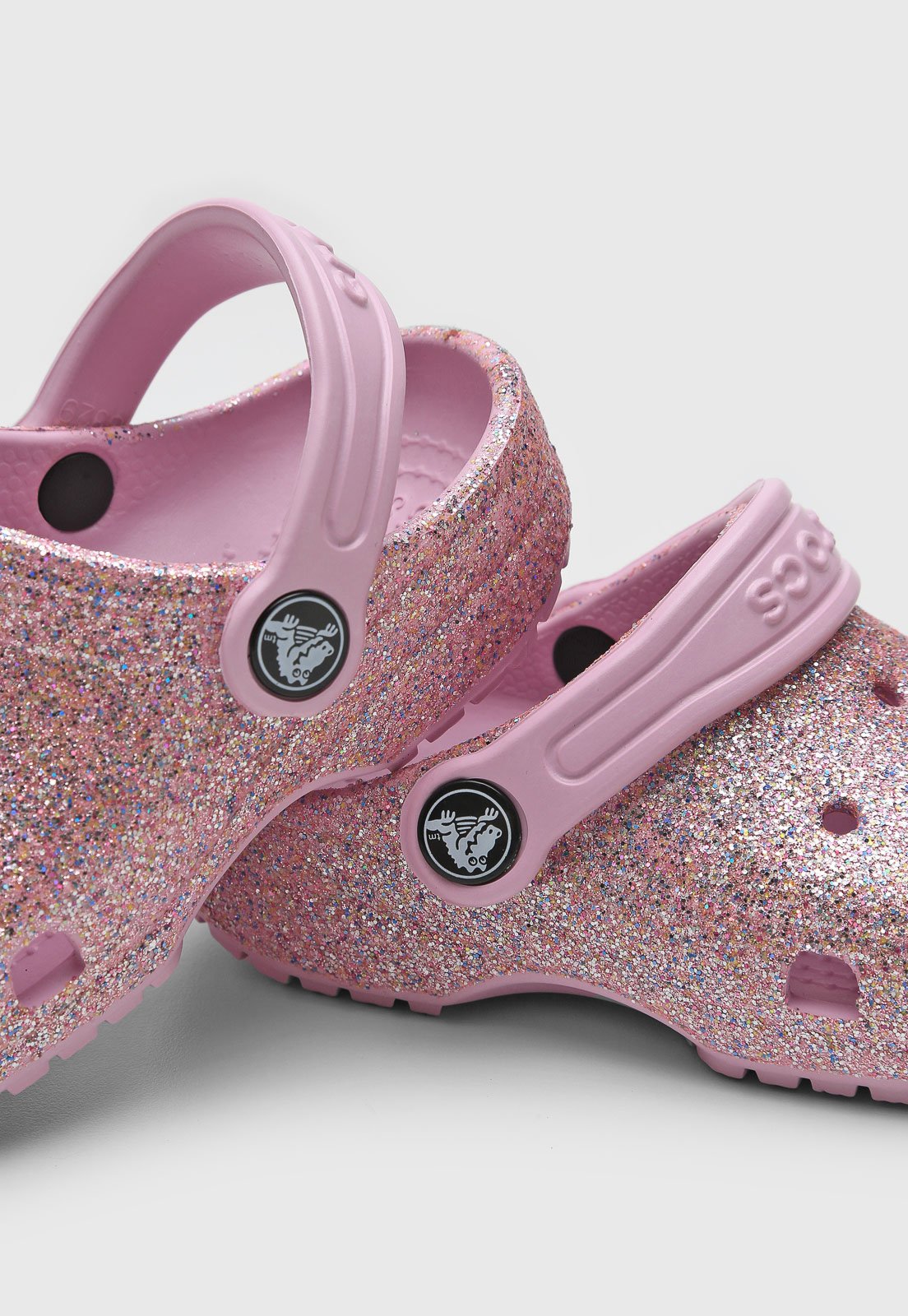 Babuche Crocs Infantil Glitter Rosa Compre Agora Dafiti Brasil