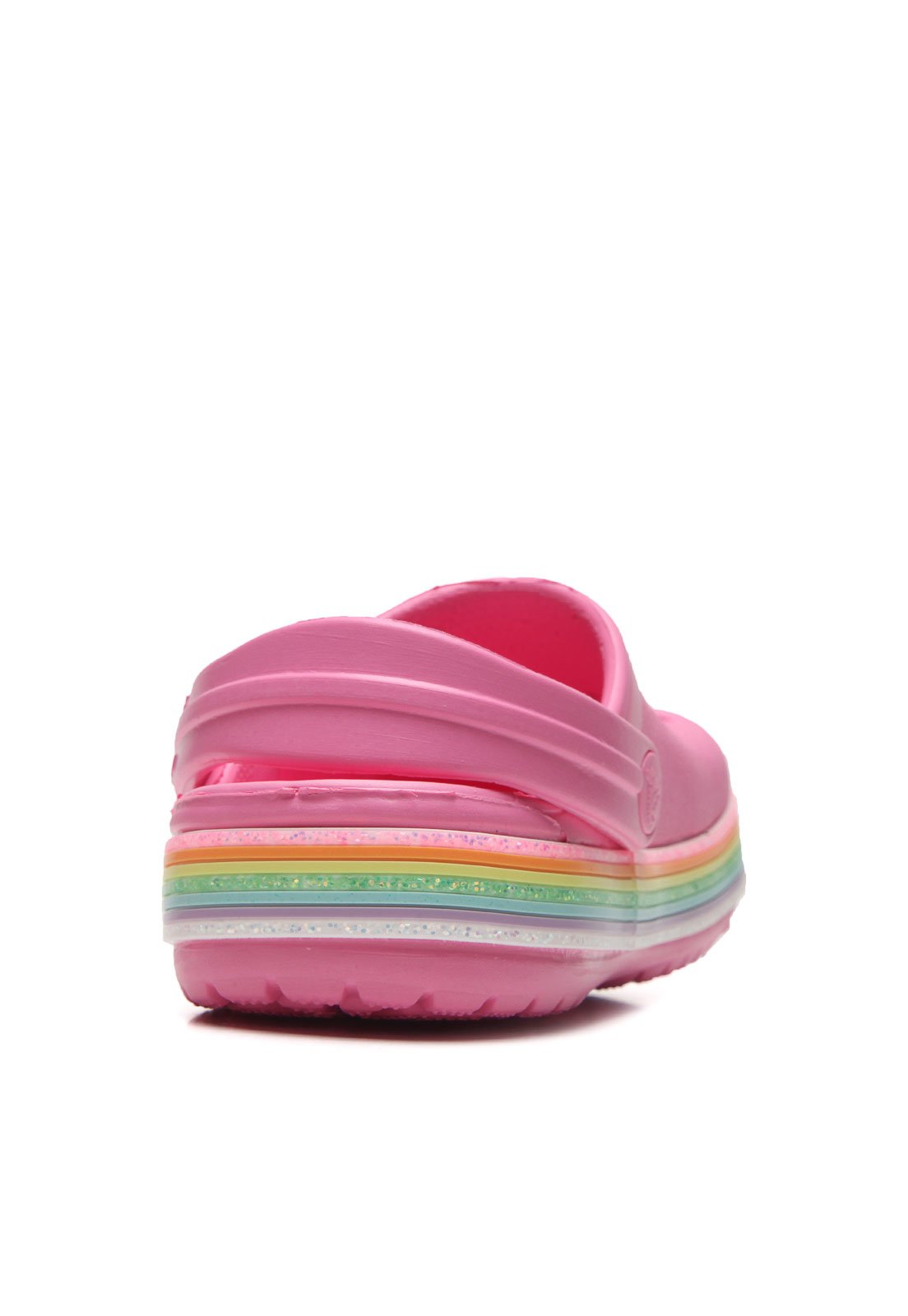 Babuche Crocs Infantil Rainbow Glitter Rosa Compre Agora Dafiti Brasil