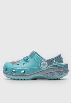 Chinelo Crocs Disney Frozen Azul
