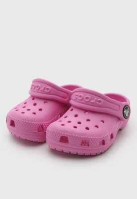 Chinelo Infantil Crocs Classic Clog Rosa