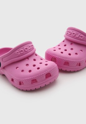 Chinelo Infantil Crocs Classic Clog Rosa