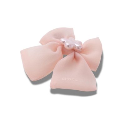 Jibbitz™ Laço Rosa Único Branco