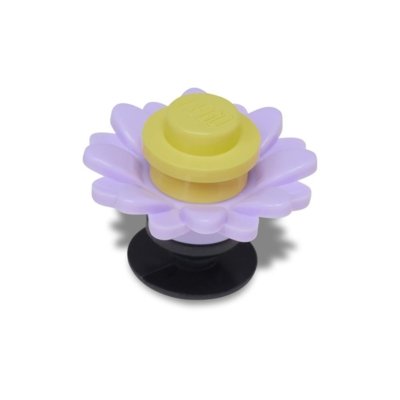 Jibbitz™ Lego Flor Roxa Único Branco