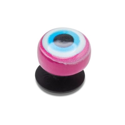 Jibbitz™ Olho Mal Rosa Único Branco