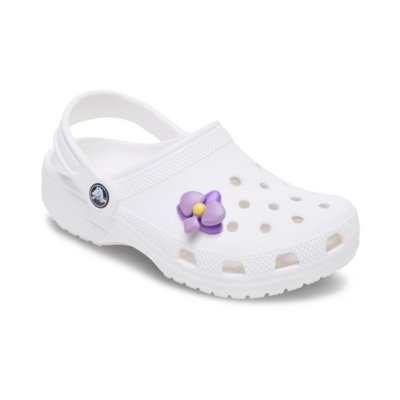 Jibbitz™ Orquídia Roxa Único Branco