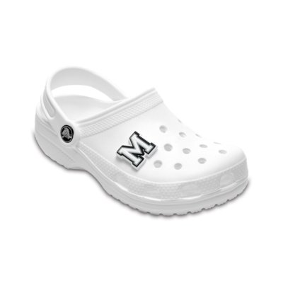Jibbitz Charm Letra M Unico Branco