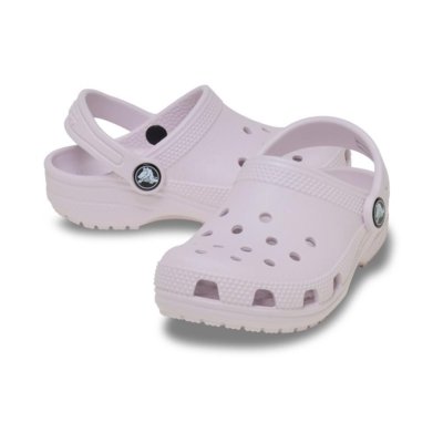 Sandália Crocs Classic Clog T Grape Ice Rosa
