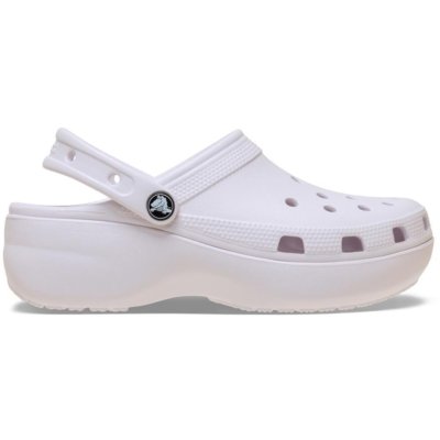 Sandália Crocs Classic Platform Clog Grape Ice Rosa