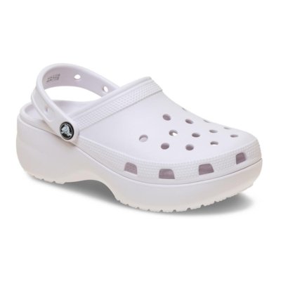 Sandália Crocs Classic Platform Clog Grape Ice Rosa