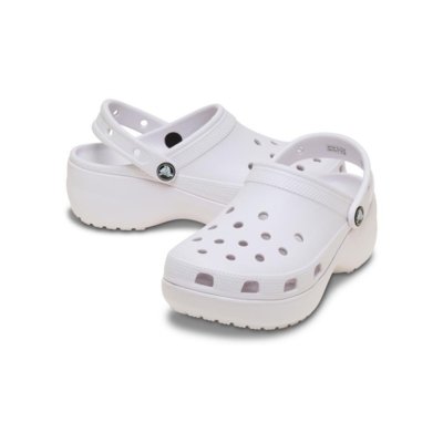 Sandália Crocs Classic Platform Clog Grape Ice Rosa