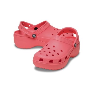 Sandália Crocs Classic Platform Clog Guava Rosa