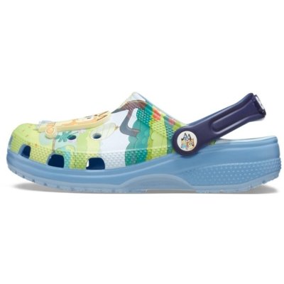 Sandália crocs bluey classic clog infantil multi Multicolorido