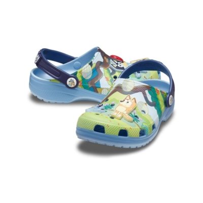 Sandália crocs bluey classic clog infantil multi Multicolorido