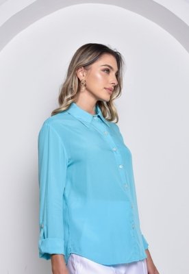Camisa Crorela Azul Celeste