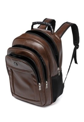 Mochila Notebook Executiva 26 L Resistente Marrom