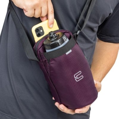 Bolsa Transversal Curtlo Mini Plus 2 Litros Roxo Escuro