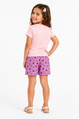 Conjunto Infantil D Bell Outlet Fashion Frutas Rosa