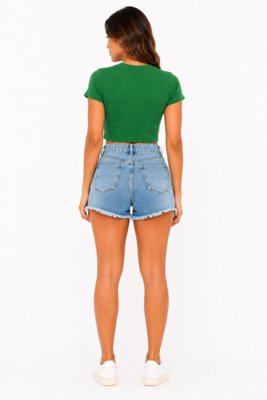 Cropped D Bell Outlet Fashion Ribana Verde