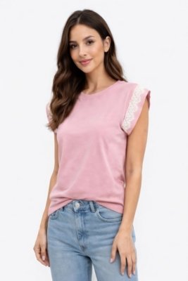 Regata D Bell Outlet Fashion Rendinha Rosa
