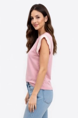 Regata D Bell Outlet Fashion Rendinha Rosa