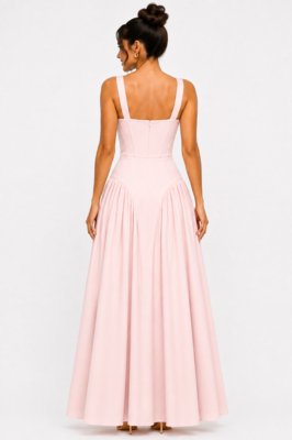Vestido Longo D Bell Outlet Rosa