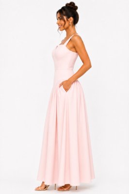 Vestido Longo D Bell Outlet Rosa