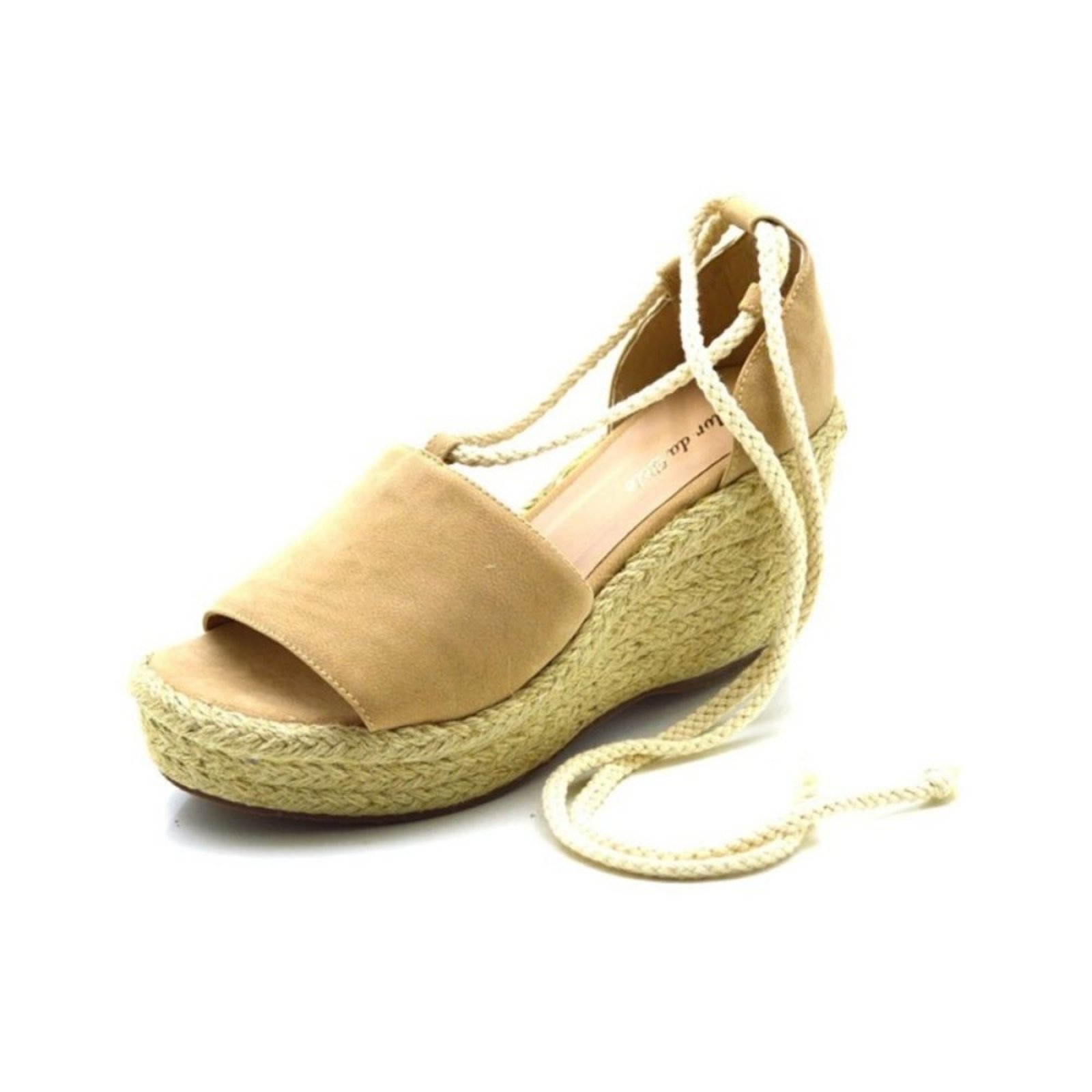 sandalia social anabela