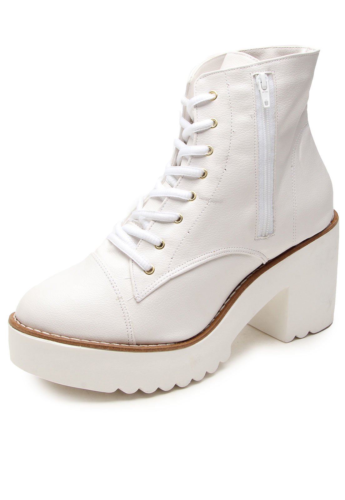 bota branca dafiti