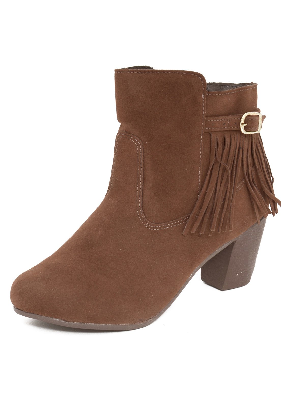 bota cano curto marrom dafiti