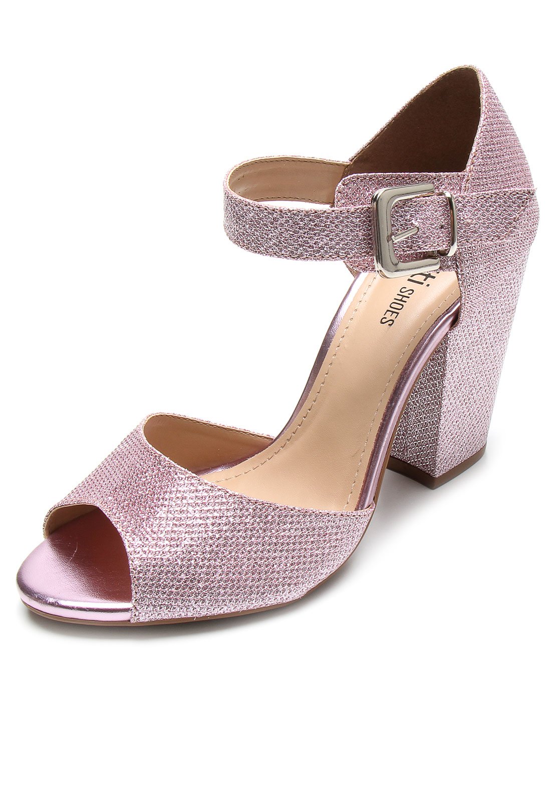 Sandália Dafiti Shoes Tiras Rosa - Compre Agora