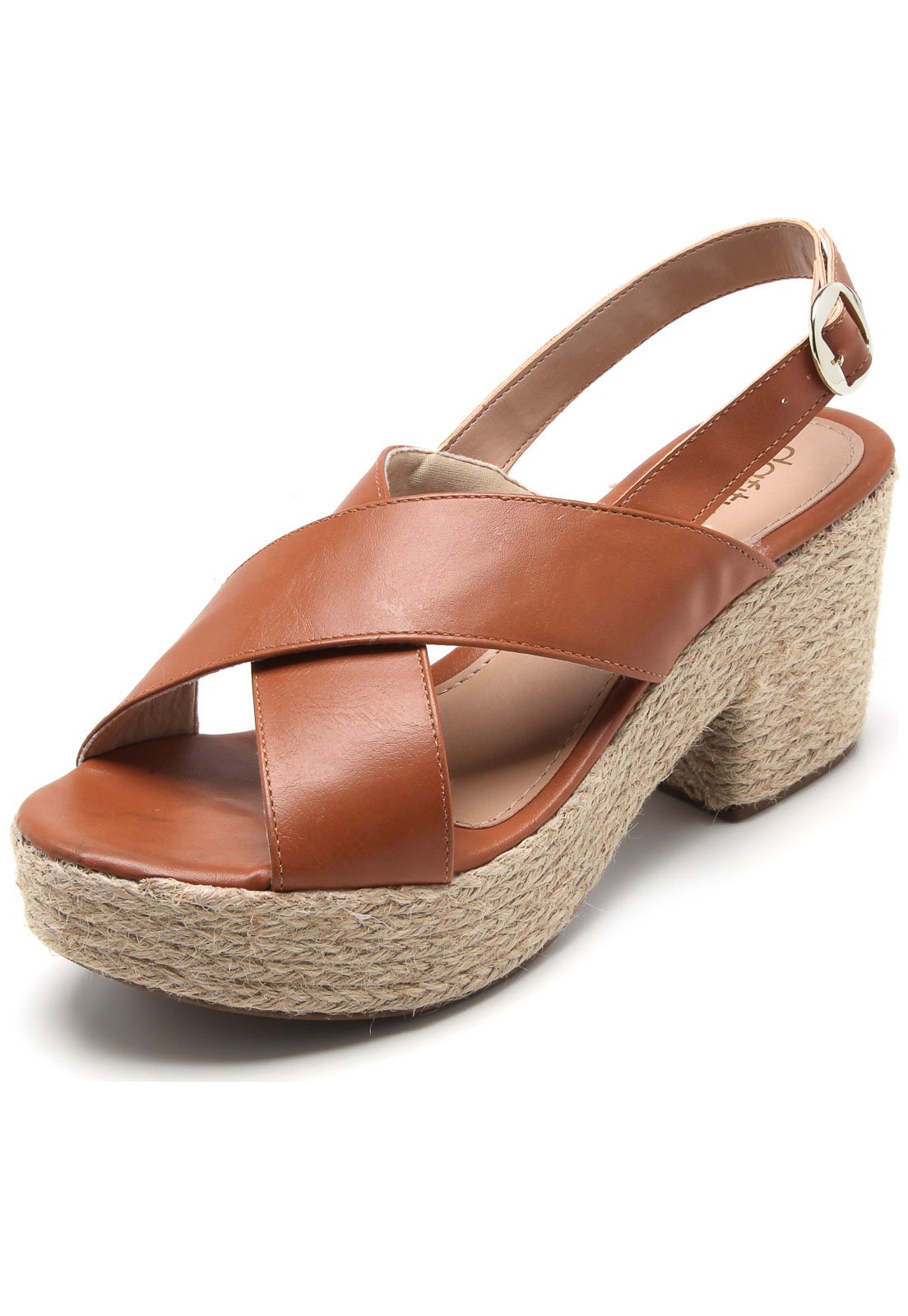 Sandália DAFITI SHOES Corda Caramelo - Compre Agora