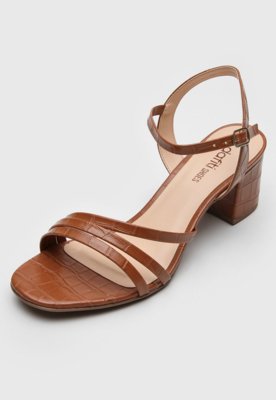 Sandália DAFITI SHOES Corda Caramelo - Compre Agora