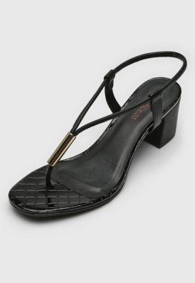 Sandália DAFITI SHOES Preta - Compre Agora