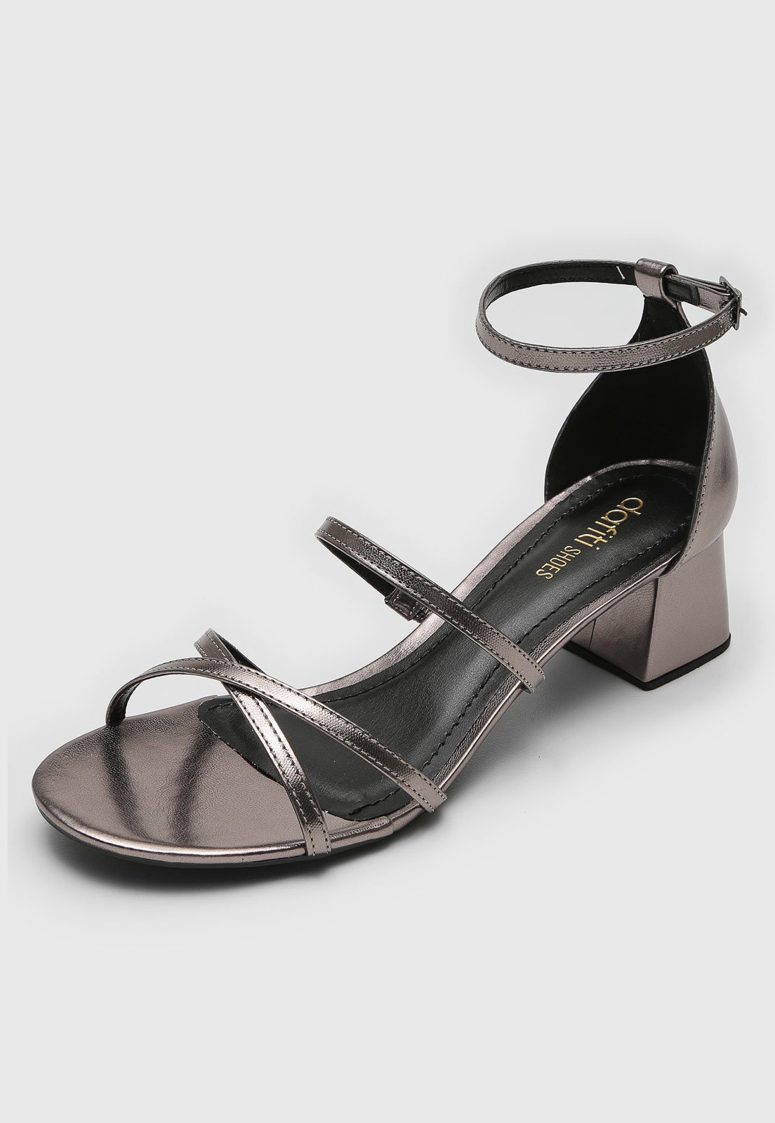 Sandália Dafiti Shoes Tiras Preta - Compre Agora