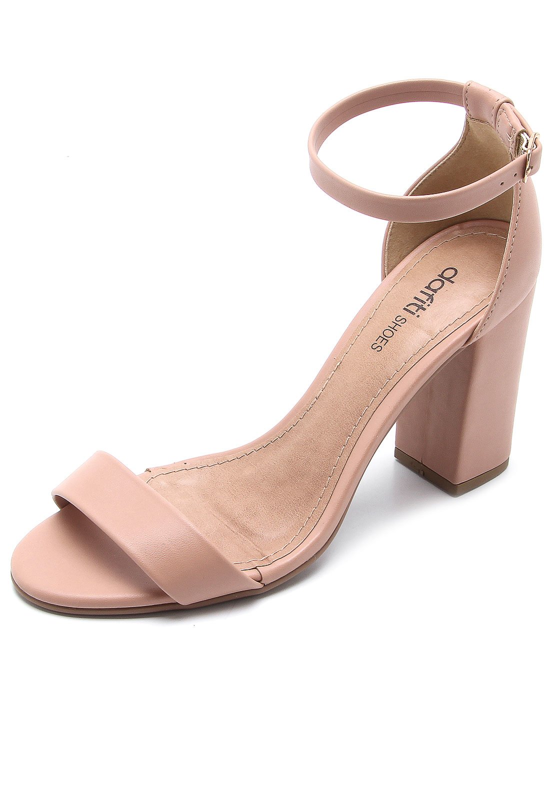 Sandália Dafiti Shoes Tiras Nude - Compre Agora