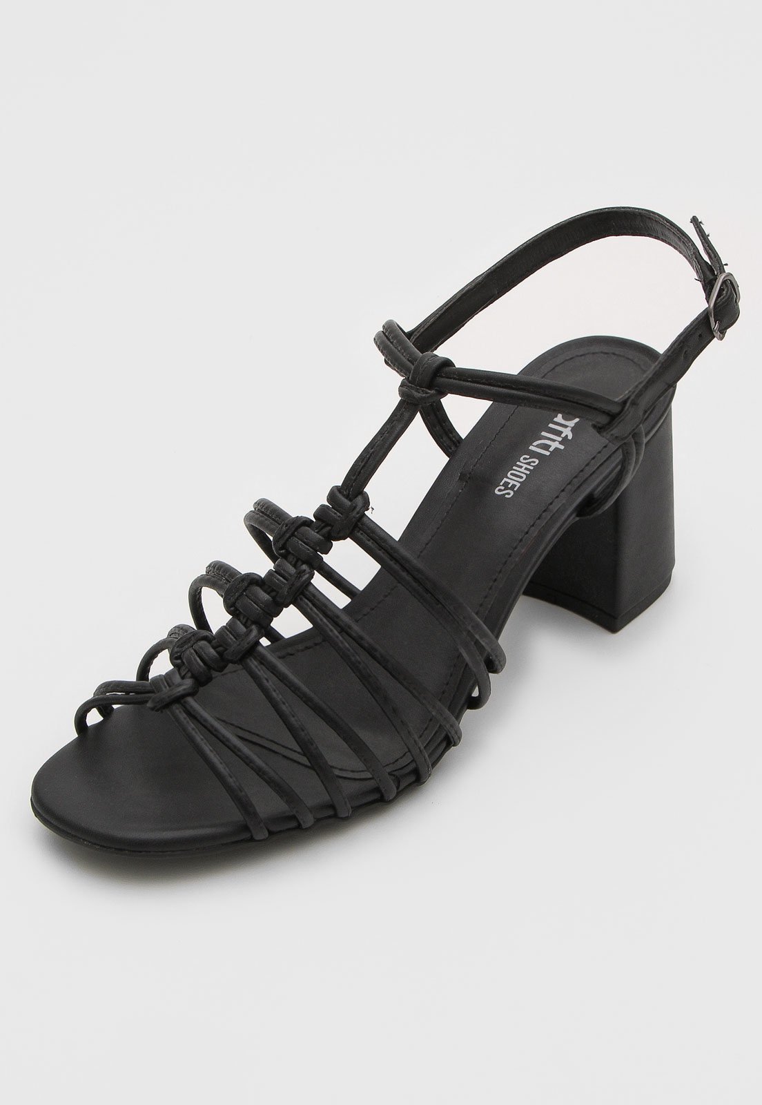 Sandália Dafiti Shoes Tiras Preta - Compre Agora