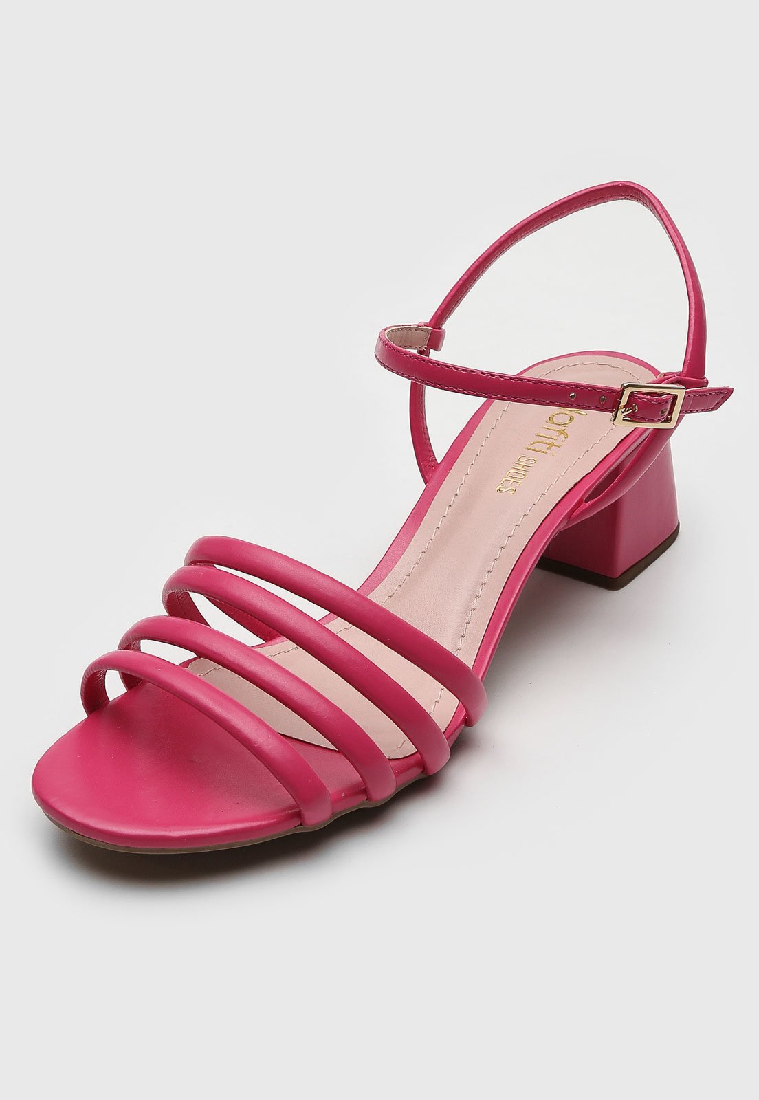 Sandália Dafiti Shoes Tiras Rosa - Compre Agora