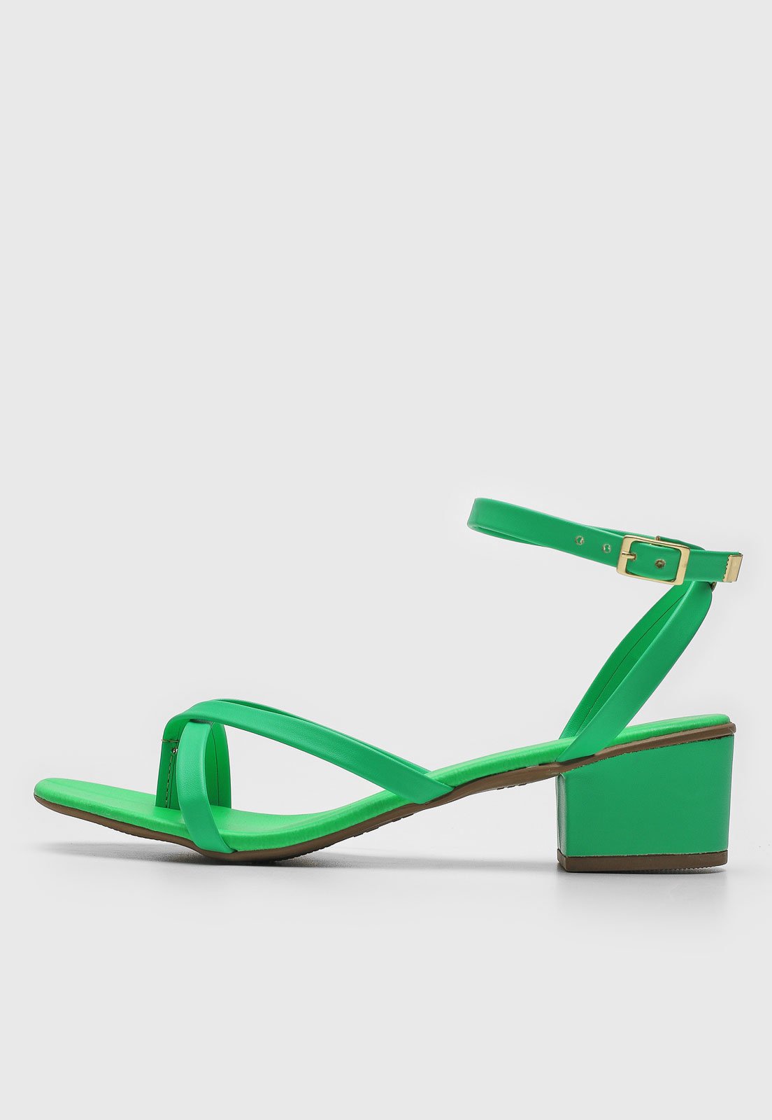 Sandália Dafiti Shoes Tiras Verde - Compre Agora