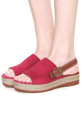 sandália flatform dafiti