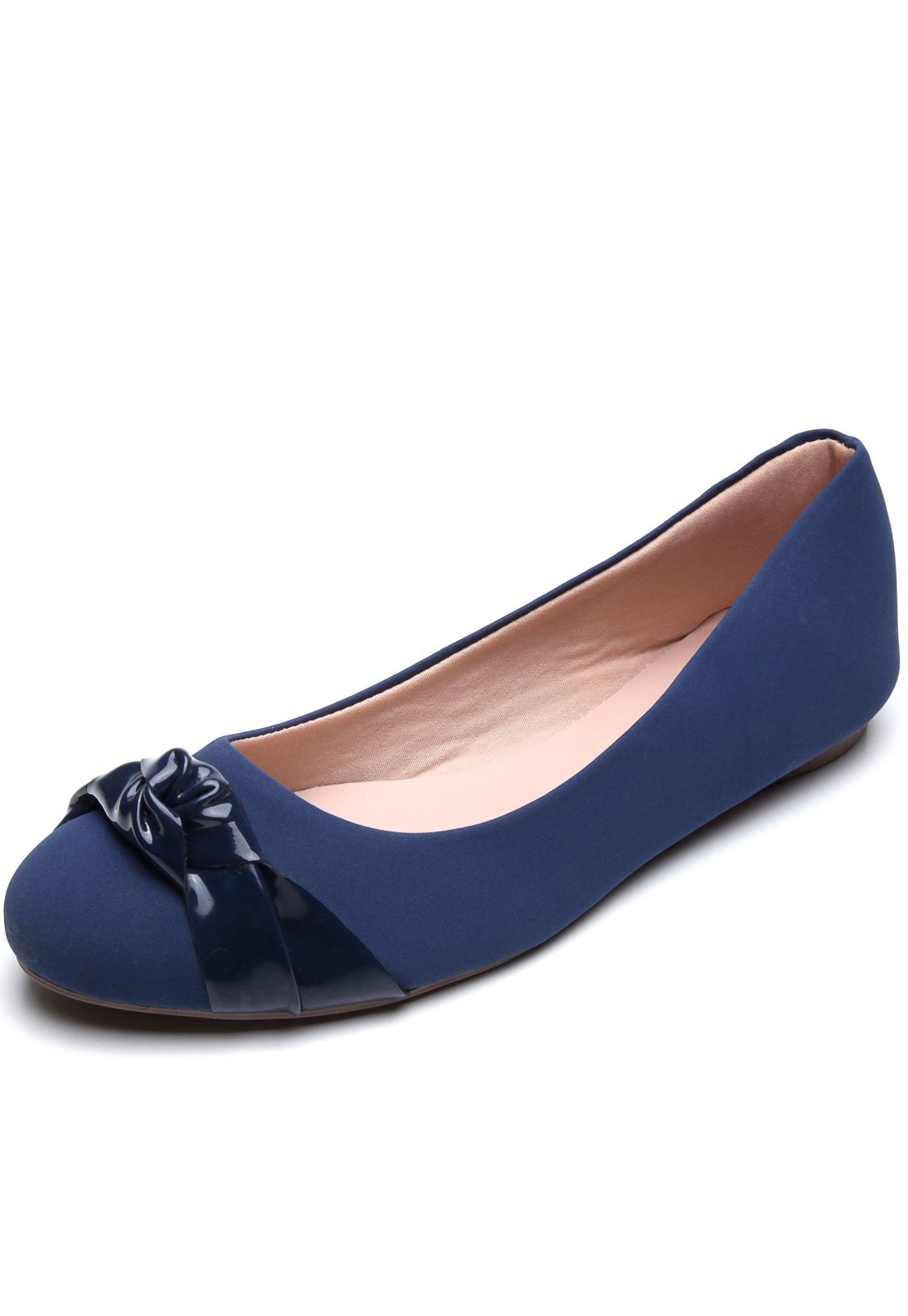 Sapatilha DAFITI SHOES Nó Azul-Marinho - Compre Agora