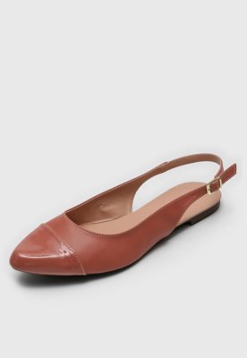 Sapatilha DAFITI SHOES Slingback Rosa 