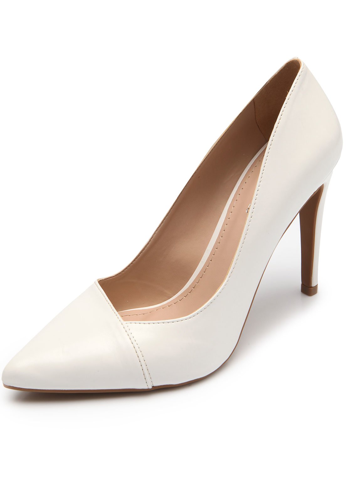 scarpin branco dafiti