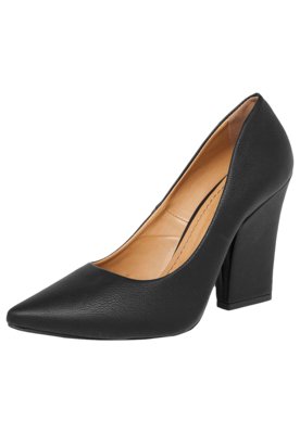 Scarpin DAFITI SHOES Transpassado Preto - Compre Agora