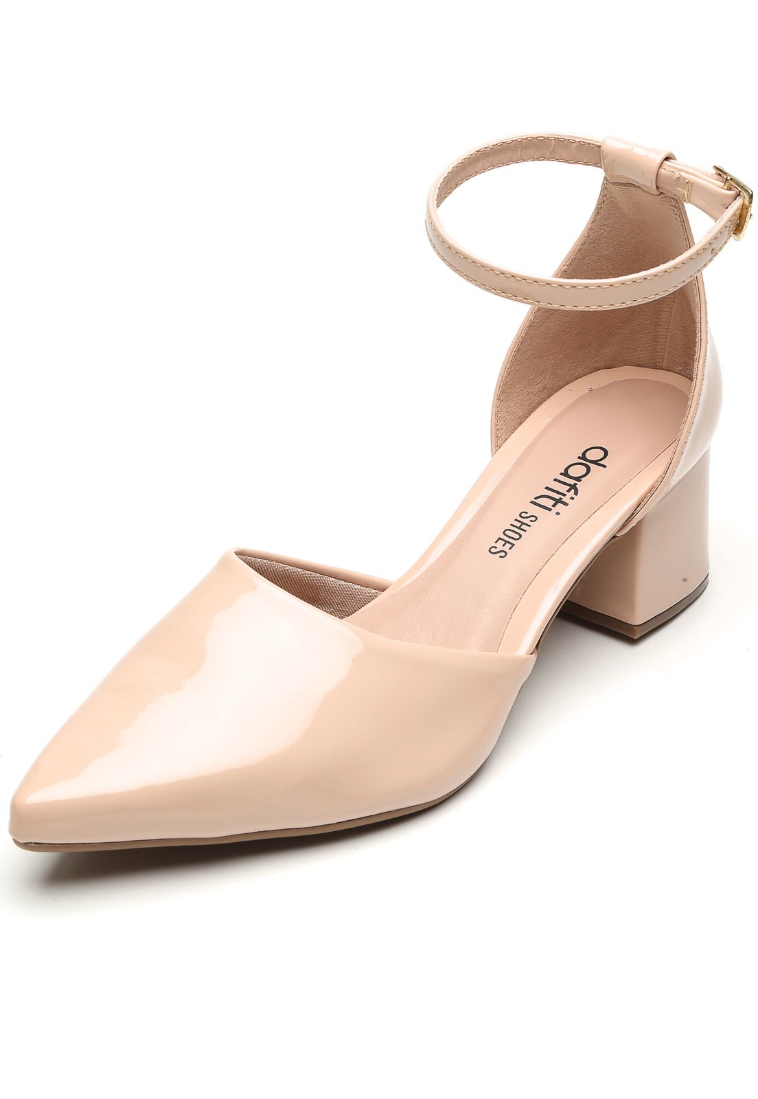 Scarpin DAFITI SHOES Slingback Bege - Compre Agora